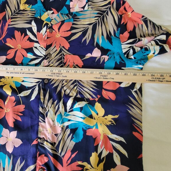 George Hawaiian Floral Print Mens Shirt NWOT Size M - Picture 13 of 14